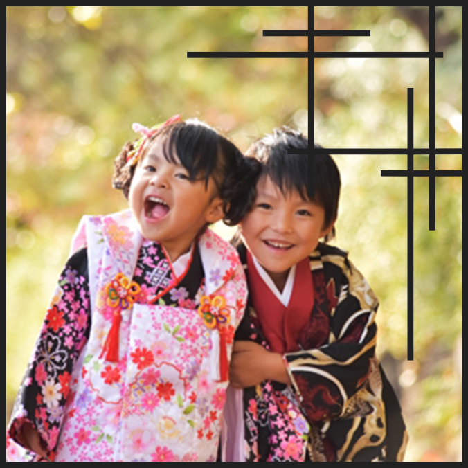 七五三の子供