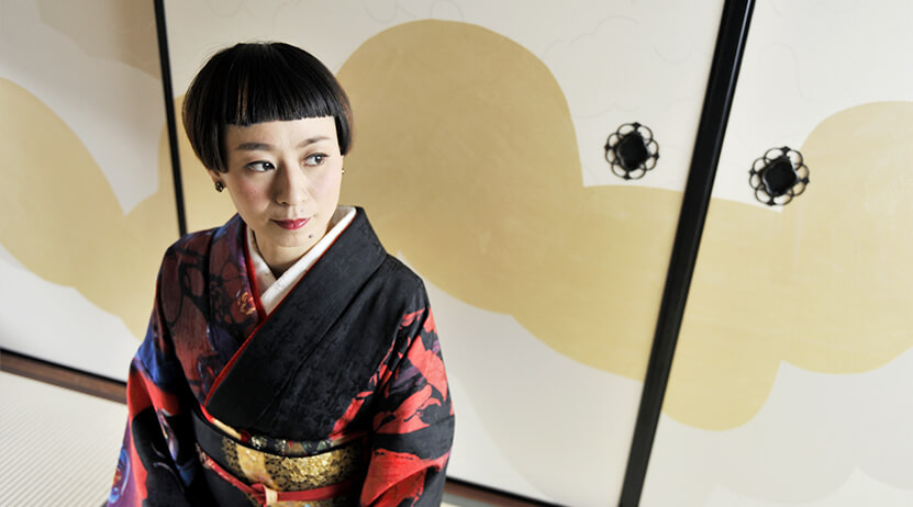 着物の女性
